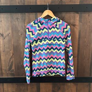 Ivivva Packable Light Weight Hooded Jacket Girls Size 14